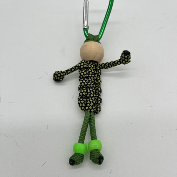 Little Man personalised horse keyring, hand-braided to order in the UK