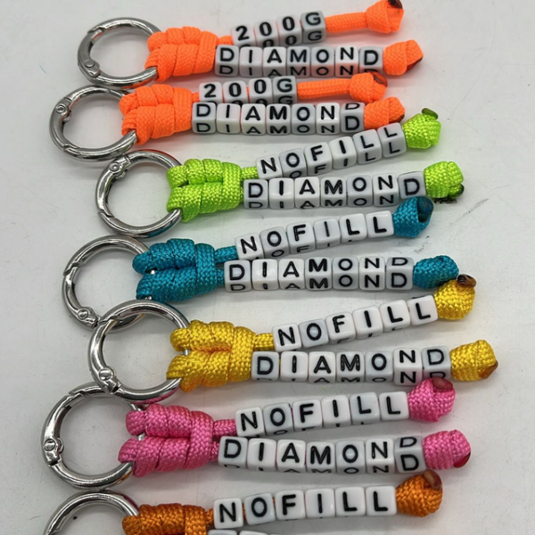 Personalised horse rug ID tags, hand-braided to order in the UK